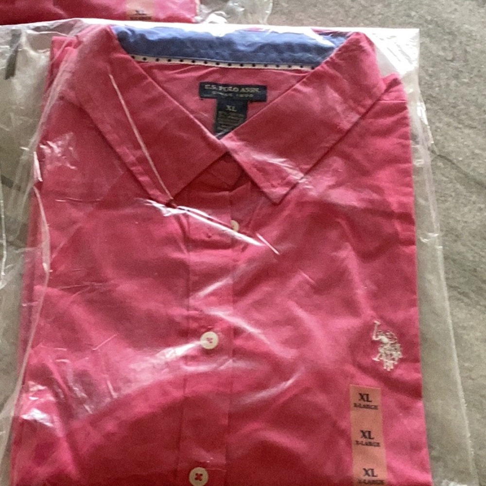 U.S. Polo Assn. Womens Pink Shirt